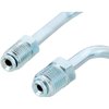 PV49202 Steel Line Set for Left Side Mount Proportioning Valve, 9/16" x 1/2" Fittings, Silver Zinc Plated Steel - image 4