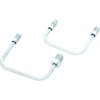 PV49203 Proportioning Valve Lines, 1/2" x 3/8" Master & 3/8" x 3/8" Prop Valve Fittings, Bottom Mount, Silver Zinc Plated Steel - image 3