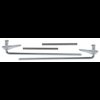 PV6PR  Sunvisor Bracket and Rod Assembly 1967-70 Mustang, Cougar - image 2