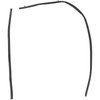 PW1078L 1973-80 Chevrolet/GMC Truck; Door Glass Run Weatherstrip; With Division Bar Felt; LH Side - image 2