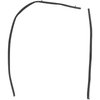 PW1078R 1973-80 Chevrolet/GMC Truck; Door Glass Run Weatherstrip; With Division Bar Felt; RH Side - image 2