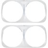 R1000  Headlamp Bezel Set 1968 Impala, Caprice, Bel Air, Biscayne - image 4
