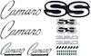 R1072 1968 Camaro Super Sport; Exterior Emblem Kit; with RS Option; 350 Engine - image 1