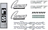 R1076 1968 Camaro RS; Exterior Emblem Kit; with 327 Engine - image 1