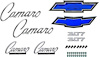 R1079 1969 Camaro; Exterior Emblem Kit; Standard; with 307 Engine - image 1