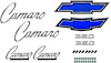 R1081 1969 Camaro Exterior Emblem Kit; Standard Models; with 350 Engine - image 1