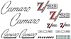 R1091 1969 Camaro Z28; Exterior Emblem Kit; 302 Engine; with Cowl Hood; without RS Option - image 1