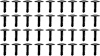 R1095 1970-1981 Camaro, Firebird; Roof Rail Weatherstrip Channel Screw Set; 36 Piece Set