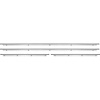 1964-67 GTO 2/DOOR COUPE UPPER DOOR PANEL MOLDING SET - image 1