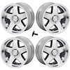 R151795BK R15 Style Wheels, 17" x 9.5", w/ Center Caps, Set of 4, Black - image 1