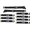 R199 1967-72; Chevrolet / GMC Suburban; Seat Belt Set; Retractable RH and LH; Non-Retractable Center; 9-Pcs - image 1