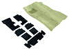 R2009 Molded Carpet And Underlay Set 1967-68 Camaro, Firebird; Ivy Gold - image 1