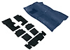 R2012 Molded Carpet And Underlay Set 1969 Camaro, Firebird; Dark Blue - image 1