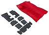 R2102 Molded Carpet And Underlay Set 1970-73 Camaro/Firebird; For Automatic Transmission; Red - image 1