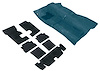 R2108 Molded Carpet And Underlay Set 1970-73 Camaro/Firebird; For Automatic Transmission; Medium Blue - image 1