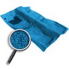 R2108 Molded Carpet And Underlay Set 1970-73 Camaro/Firebird; For Automatic Transmission; Medium Blue - image 2
