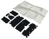 R2123 1970-71 Camaro/Firebird; Molded Carpet And Underlay Set; For Automatic Transmission; Silver - image 2