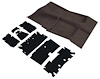 R2171 1972; Camaro/Firebird; Molded Carpet and Sound Deadener Set; For Automatic Transmission; Dark Brown - image 1