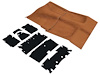 R2199 1970 Camaro/Firebird; Molded Carpet And Underlay Set; For Automatic Transmission; Orange - image 1