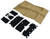 R2220 1978-80 Camaro, Firebird; Molded Carpet & Underlay Set; Cut Pile; With Console; Doeskin/Camel Tan - image 1