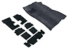 R2225 Molded Carpet And Underlay Set 1976-81 Camaro, Firebird; Cut Pile; WithConsole; Medium Gray - image 1