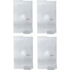 R2551 1965 Nova SS; Door and Quarter Panel Molding Clip Set Of 4 Plastic Screw In Clips - image 2