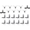 R2554 Quarter Panel Peak Molding Clip Set for 1965 Nova SS - image 1
