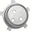 R2567 SS Wheel Ornament Retainer Set 1969-70; 4 Piece Set - image 1