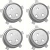 R2567 SS Wheel Ornament Retainer Set 1969-70; 4 Piece Set - image 2