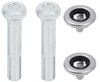 R2571 1970-72 GM; Door Lock Knob Kit; Plastic; Chrome Knobs; With Narrow Ferrules - image 2