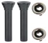 R2584 1965-66 GM Full Size; Door Lock Knob Kit; Plastic; Black Knobs; With Clear Ferrules - image 2