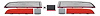 R278142 1979-81 Pontiac Trans Am; Tail Lamp and Fuel Door Assembly Kit; For Models without Firebird Emblem - image 1