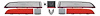 R278143 1979-81 Pontiac Trans Am; Tail Lamp and Fuel Door Assembly Kit; for Models With Firebird Emblem; Silver Bird - image 1
