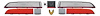 R278144 1979-81 Pontiac Trans Am; Tail Lamp and Fuel Door Assembly Kit; for Models with Firebird Emblem; Gold Bird - image 1