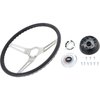 R301181 1973-91 Chevrolet/GMC; Comfort Grip Cushioned Steering Wheel Kit; 3-Spoke; Silver Spokes; Black Grip - image 2