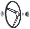 R301191 1969-72 GM; Comfort Grip Cushioned Steering Wheel Kit; 3-Spoke; Black Spokes; Black Grip - image 4