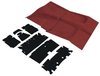 R3321M 1974-75 Camaro, Firebird Molded Carpet and Underlay Set; Oxblood; with Manual Transmission - image 2