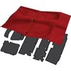 R3377 1974-75 Camaro, Firebird Molded Carpet and Underlay Set; Flame Red; with Automatic Transmission - image 2