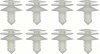 R386 Nylon Door Panel Clip Set; 8 Piece - image 1