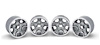 R4421 Aluminum Wheel Z28 N90 Style 14" X 7" 5 x 4-3/4" Bolt Pattern 4-1/4" Backspace; Set Of 4 - image 1