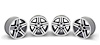 R4424 Aluminum Wheel 16" x 8" IROC-Z Style 5 x 4-3/4" Bolt Pattern 4-1/4" Backspace; Set Of 4 - image 1