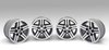 R4424 Aluminum Wheel 16" x 8" IROC-Z Style 5 x 4-3/4" Bolt Pattern 4-1/4" Backspace; Set Of 4 - image 2