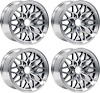 R4431 Snowflake Wheel Pontiac; Set Of 4; 17" X 9"; 5 x 4-3/4" Lug Pattern; 5-1/8" Backspacing; Gunmetal - image 1