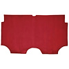 R443402 1966-67 Chevrolet Impala; Coupe Trunk Mat Carpet w/ Pad; Loop; Red - image 1