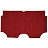 R443449 1966-67 Chevrolet Impala; Coupe Trunk Mat Carpet w/ Pad; Loop; Medium Red - image 1