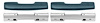 R4801 Standard Front Arm Rest Kit for 1965-1967 Chevy Nova, 1967 Chevy Camaro, Pontiac Firebird [Black] - image 1