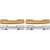 R4805 Standard Front Arm Rest Kit; 1965-67 Nova, 1967 Camaro / Firebird Gold - image 3