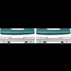 R4806 Standard Front Arm Rest Kit; 1965-67 Nova, 1967 Camaro / Firebird Turquoise/Aqua - image 2