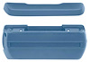 R4908 Front Arm Rest Kit 1968-74 Standard Medium Blue - image 1
