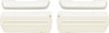 R4910 Front Arm Rest Kit 1968-72 Standard White - image 2